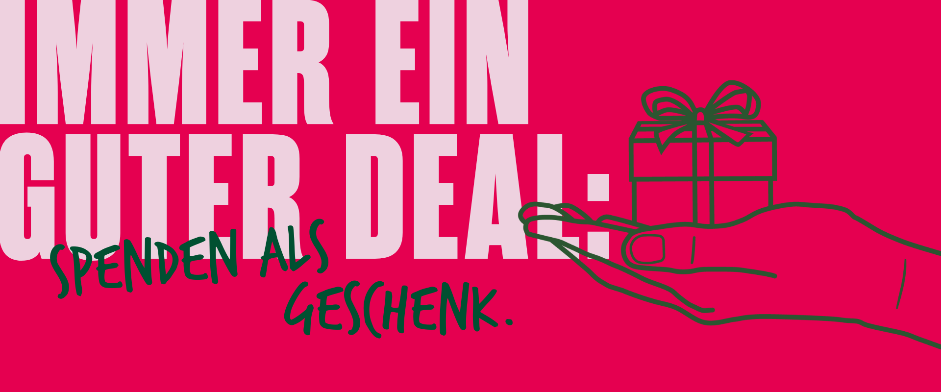 Spenden als Geschenk